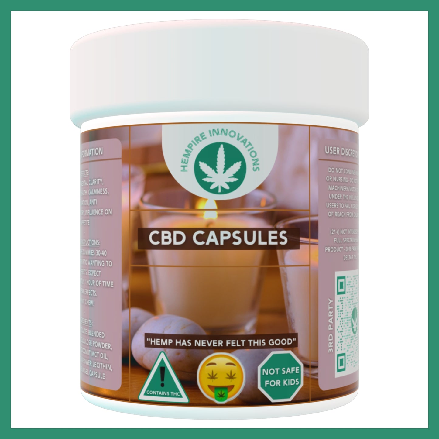 CBD Capsules | Jar Image