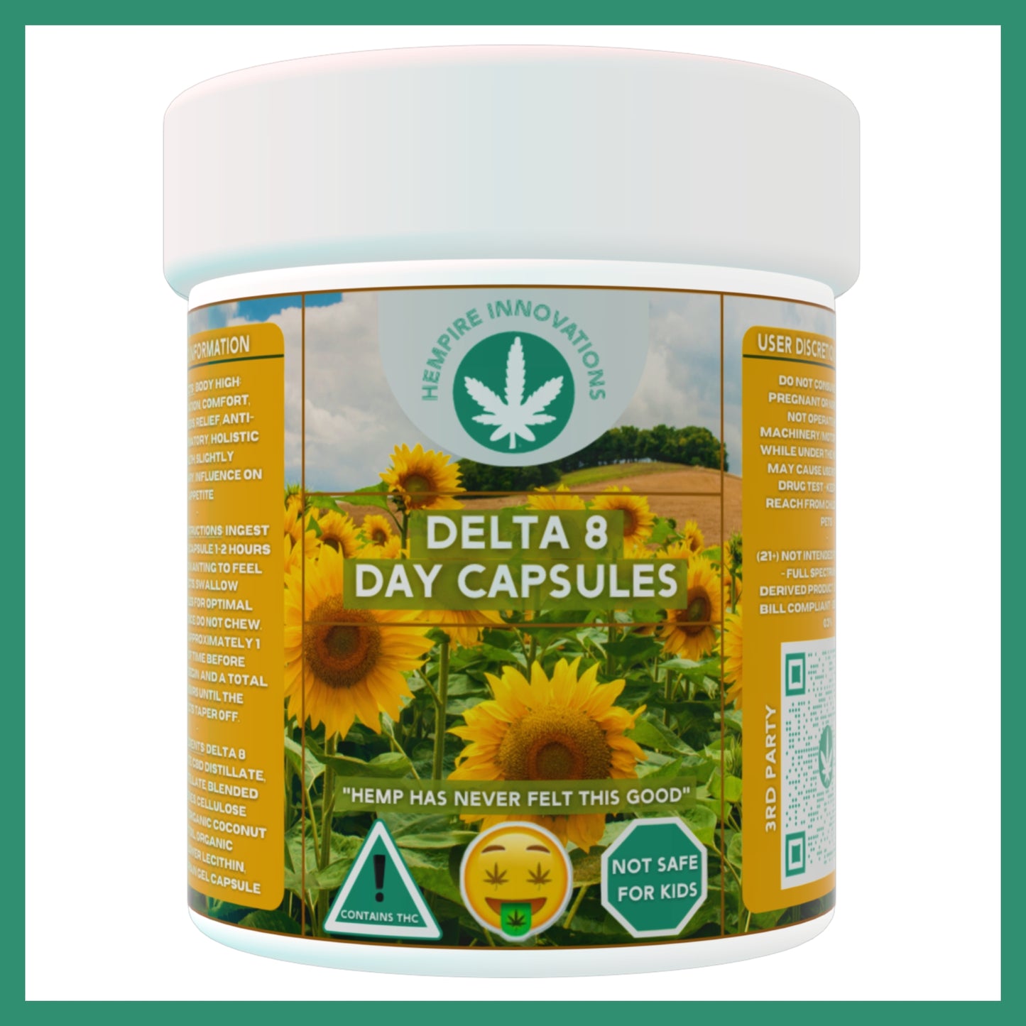 Delta 8 THC Daytime Blend Capsules - Hempire Innovations