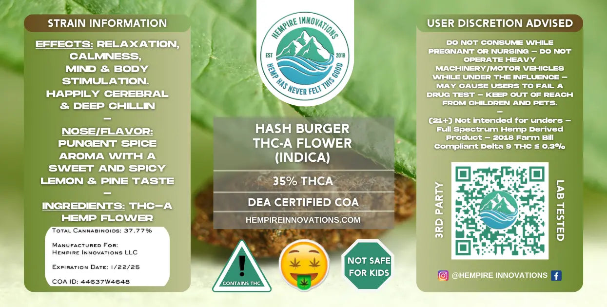 Hash Burger THCa Flower