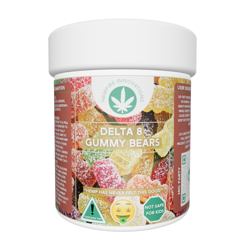 Delta 8 Gummy Bears | Delta 8 Wilmington, NC | NC Dispensary